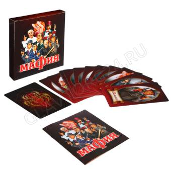 Игра настольная карточная "Мафия" 12,5х15х2см