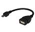 картинка Кабель USB гнездо-MicroUSB штекер OTG REXANT 18-1182 0,15м ПВХ 2,4А черный от компании ГлавТорг Красноярск