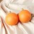 картинка Набор шаров пластик d-8 см, 2 шт "Матовый" оранжевый 4298877 от компании ГлавТорг Красноярск