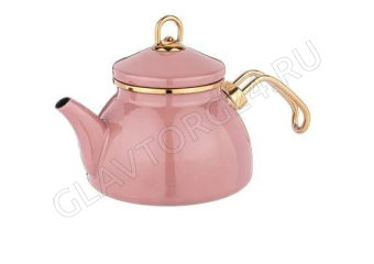 ЧАЙНИК AGNESS ЭМАЛИРОВАННЫЙ, СЕРИЯ DELUXE, 1,1Л, ПОДХОДИТ ДЛЯ ИНДУКЦИИ ФРАНЦУЗСКАЯ РОЗА