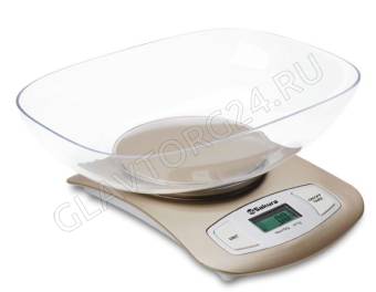 Весы кухонные электронные с чашей SAKURA SA-6052G 5кг золотой