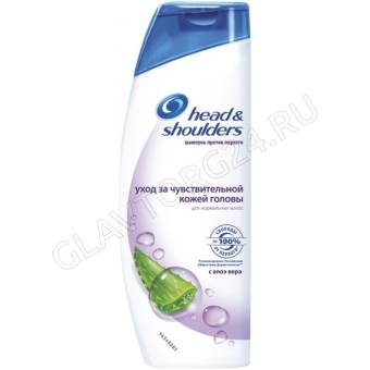 ХэдШоулдерс шампунь 400мл/6шт. уход за чувствительной кожей головы