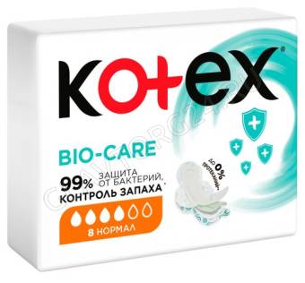 Kotex Прокладки Bio-Care нормал 8шт