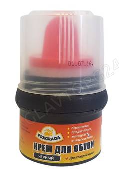 Крем банка с губкой 50мл бесцветная PREGRADA /96