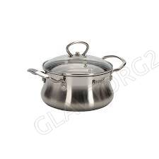 Кастрюля 1,8л Regent нерж. сталь со стек. кр.16*9см Linea BELLA арт. 93-BEv-02 снято