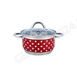 КАСТРЮЛЯ 5,7Л СО СТ.КР. AGNESS "ГОРОШЕК" НЕРЖ.СТАЛЬ/4 арт. 937-704 (дно царапины,нет коробки)