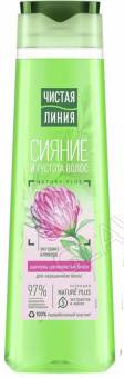 Чистая линия шампунь 400мл Клевер/12шт