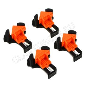 Набор угловых струбцин 5-22мм, 4шт ЕРМАК