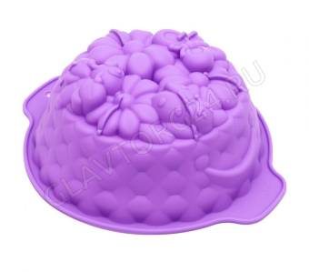 Форма д/выпечки силиконовая лето №4 с ручками 25,5*21*9см КТ-S-320