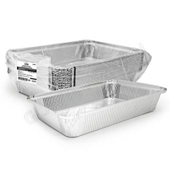 Форма для запекания, алюминиевая фольга, 31,3x21,3x4,4см, дно: 27,2x17,2см, 2235мл, L-край,арт.99-07