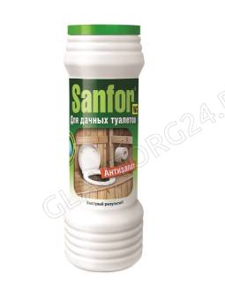 SANFOR Антизапах средство дезодорирующее для дачных туалетов, 400г/20