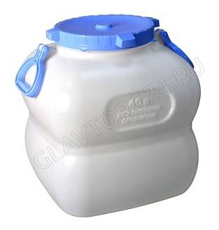 Фляга "Гранде" 40л с ручками белая С910БЕЛ