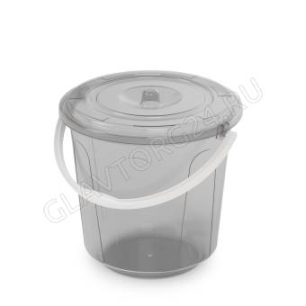 Ведро 5л "Хозяюшка" с крышкой М1178