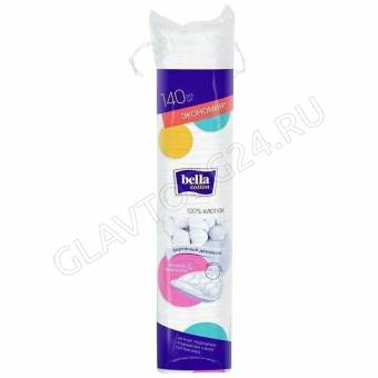 Диски косметические ватные 140шт BELLA/40шт