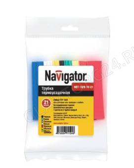 Термоусадочная трубка 71 123 Navigator NST-16/8-10-21