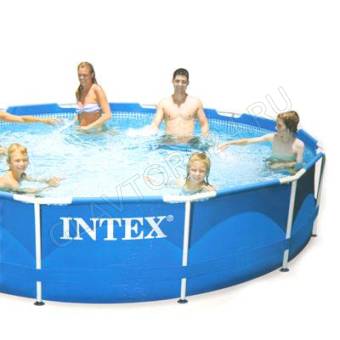 INTEX Бассейн каркасный Metal Frame 366*76см 6503л 28210/00063-12/16