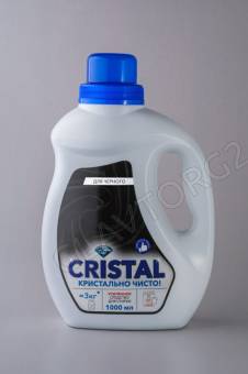 Средство для стирки CRISTAL. Для черного 1 л , (1*6 шт)