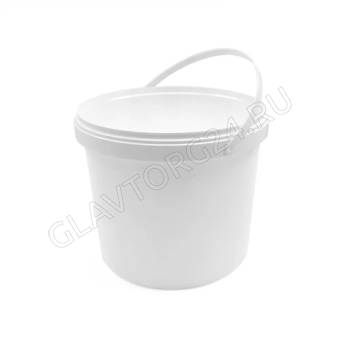 Ведро 5,7л Белое Комплект арт. 20775+12444