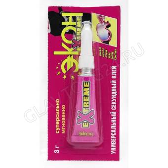 Супер-гель момент 3г "Экстрим"  секунд,мульти-карта/12шт/288