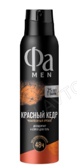 ФА антиперспирант-спрей 150мл/12шт.муж Красный кедр