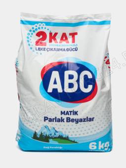 ABC Порошок д/стирки автомат 6кг горная свежесть /3