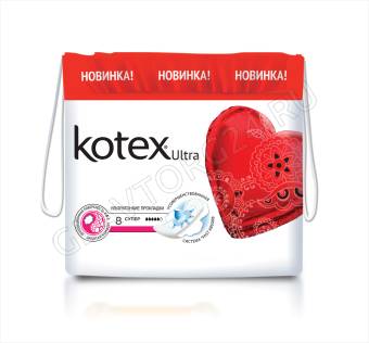 KOTEX прокладки Ultra SUPER Dry&Soft сеточка 8шт /16/10