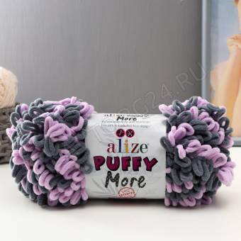 Пряжа "Puffy more" 100 % микрополиэстер 11,5м/150г (6285) 6031185