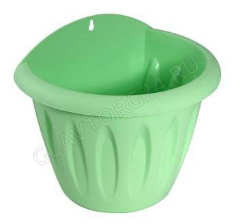 Кашпо настенное Фелиция 16см колор с120к