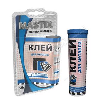 Холодная сварка MASTIX в тубе 55гр для металла/24шт
