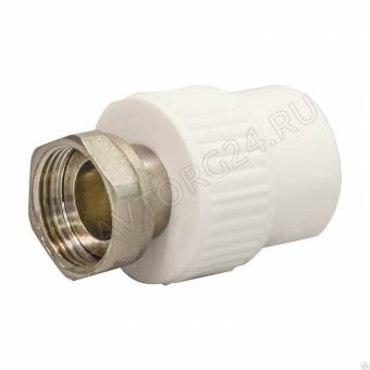Муфта PP-R комб. с нак.гайкой в./р. DN 20х3/4" СТМ ПЛАСТ CPAS2034