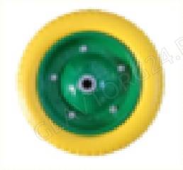 Колесо д/тач 3.00-8 ПУ 20мм шарик/подш полиуретан