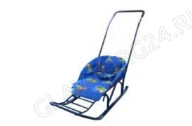 Сиденье для санок с ремнем и карабином (наполнитель синтепон)