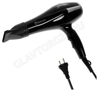 Фен SAKURA SA-4046BK 1600Вт черный 