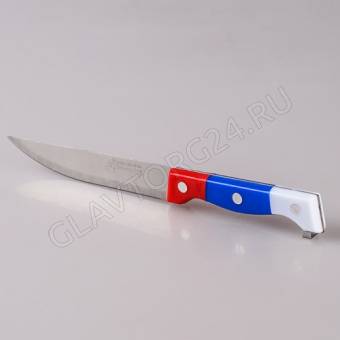 Нож кухон 9" ТК009 Российский флаг