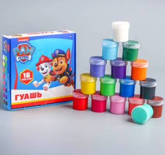 Гуашь 16 цветов Paw Patrol 4482699