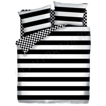 КПБ 2сп Crazy Getup Перкаль Stripes 16406-1/16400-1 Под175*215+Пр220*240+2Нав(70*70)