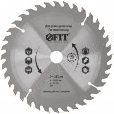 Диск пильный для циркулярных пил по дереву, технический рез с гвоздями 185 х 20/16 х 36T