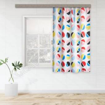 Штора для кухни блэкаут Kitchen 0110 145*180см матовый белый РАСПРОДАЖА