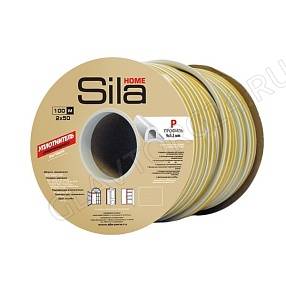Уплотнитель самоклеющийся Sila Home P100, коричневый (Польша)