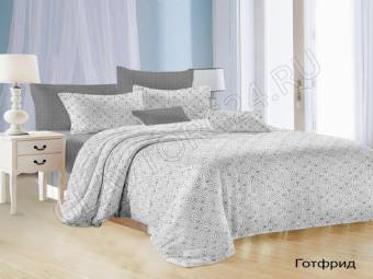 КПБ 1,5сп Satin collection Микросатин Готфрид  Под143*215+Пр145*215+Нав(70*70)