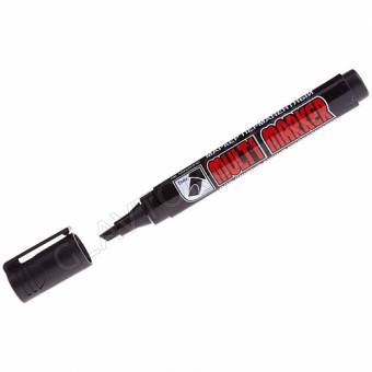 Маркер перм.черный 5мм косой "Multi Marker Chisel" CROWN CPM-800CH
