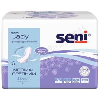 Урологические прокладки Seni LADY normal 15шт арт.SE-095-NO20-RU1) /20шт