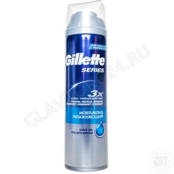 Gillette Гель д/бр. Series 200мл увлажняющий/6шт.