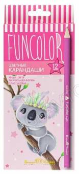 Карандаши пластиковые 12цв Funcolor 4вида 30-0060 Bruno Visconti