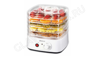 Сушилка для продуктов SAKURA SA-7808 250Вт 5 секций белый