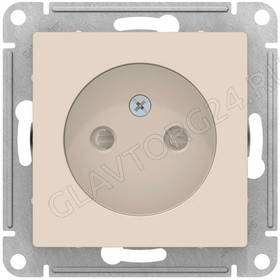 Механизм розетки 1-м СП ATLAS DESIGN без заземл. 16А беж. SchE ATN000241