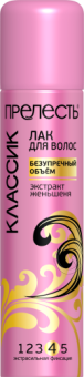 Прелесть Классик лак д/волос 200см3 безупречный объем/женьшень экстрасильн.фикс/24 