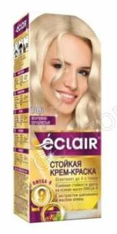 ECLAIR w9 Стойкая крем-краска д/волос № 10.6 жемчужно-серебристый