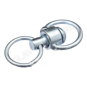 Вертлюг с кольцом, малый,(дл. 6 см, ширина-3 см, дл. кольца 3,7 см, толщина проволоки 0,3 см)1110876