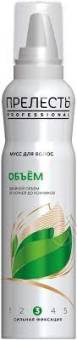ПРЕЛЕСТЬ Professional МУСС д/уклад. 160 см3 ОБЪЁМ сильн.фикс. /12
